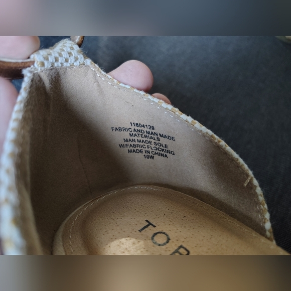 Torrid Lace Espadrille Wedge Size 10W - Picture 5 of 6